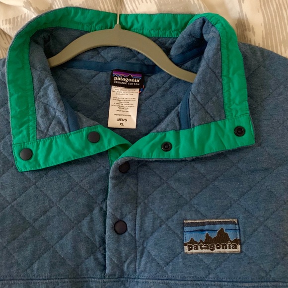 RARE Men’s Patagonia Diamond Quilt Pullover XL - Picture 3 of 5